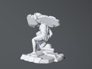 HerculesandLion 3D प्रिंट मॉडल