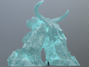 Ice skull gate 3D Модель