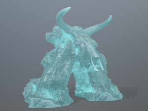 Ice skull gate Modelo 3D