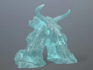 Ice skull gate 3D Model