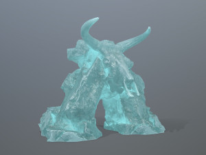 Ice skull gate Modelo 3D