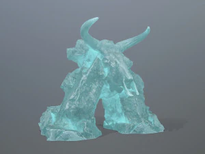 Ice skull gate 3D Model