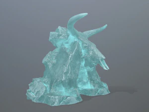 Ice skull gate 3D Model