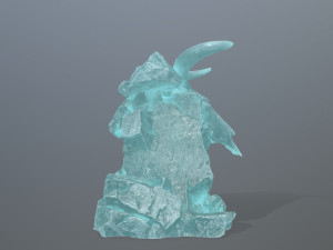 Ice skull gate Modelo 3D