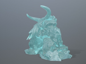 Ice skull gate Modelo 3D