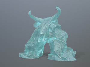 Ice skull gate Modelo 3D