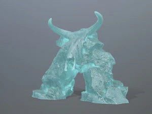 Ice skull gate 3D Model