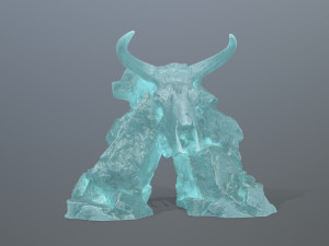 Ice skull gate Modelo 3D
