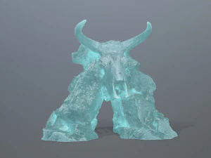 Ice skull gate 3D Model
