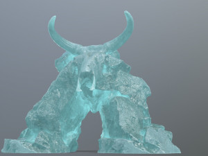 Ice skull gate Modelo 3D