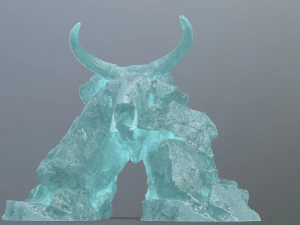 Ice skull gate 3D Model