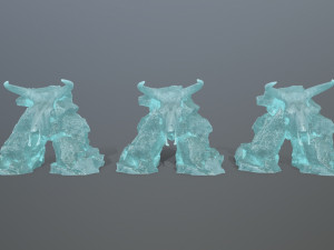 Ice skull gate Modelo 3D