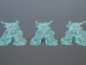 Ice skull gate 3D Model