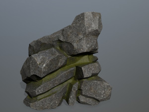 Cliff rocks 3D Model