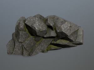 Cliff rocks 3D Model
