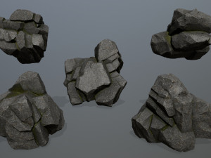 Cliff rocks 3D Model