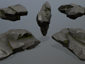Cliff rocks 3D Model