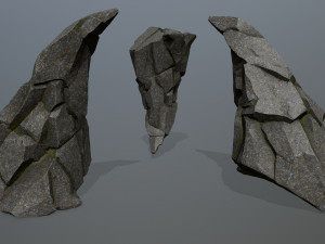 Cliff rocks 3D Model
