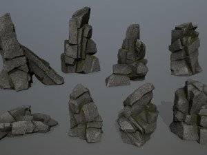 Cliff rocks Modelo 3D