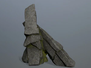 Skały klifowe Model 3D