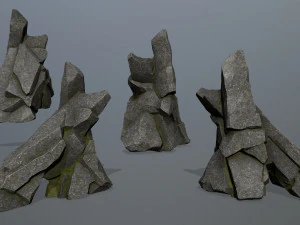 Skały klifowe Model 3D