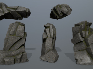 Cliff rocks Modelo 3D