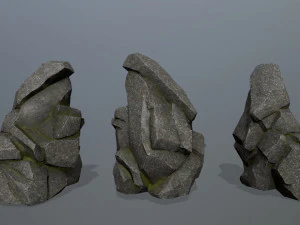 Skały klifowe Model 3D