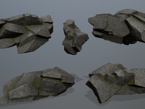 Cliff rocks Modelo 3D