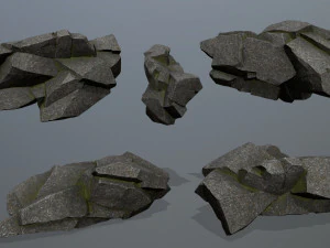 Skały klifowe Model 3D