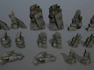 Cliff rocks Modelo 3D