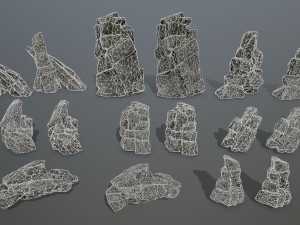 Cliff rocks Modelo 3D