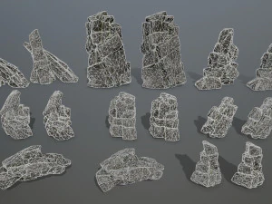 Skały klifowe Model 3D