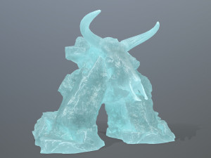 Ice skull gate Modelo 3D