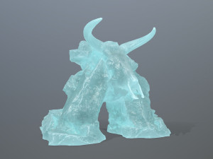 Ice skull gate Modelo 3D