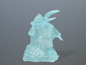 Ice skull gate Modelo 3D