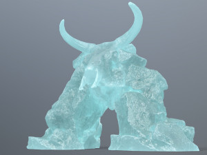 Ice skull gate Modelo 3D