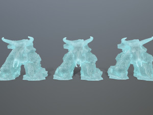 Ice skull gate Modelo 3D