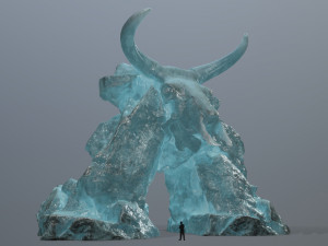 Ice skull gate 3D मॉडल