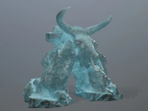 Ice skull gate 3D Model