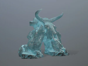 Ice skull gate 3D Model
