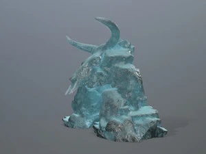 Ice skull gate 3D Model