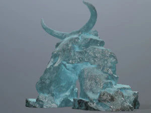 Ice skull gate 3D Model