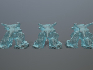 Ice skull gate 3D मॉडल