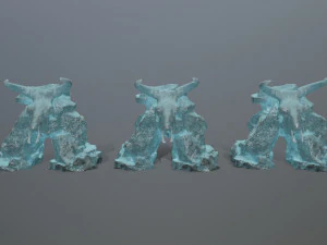Ice skull gate 3D Model