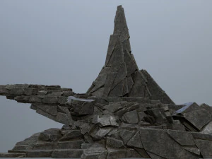 Klif rotsen 3D Model