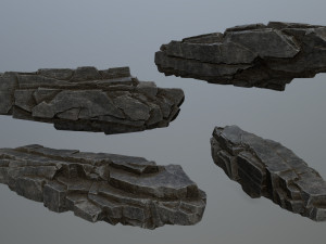 Cliff rocks 3D मॉडल