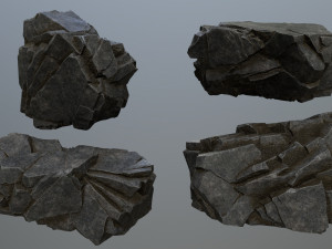 Cliff rocks 3D मॉडल