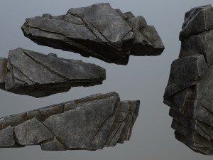 Cliff rocks 3D मॉडल