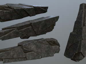 Cliff rocks 3D मॉडल
