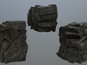 Cliff rocks 3D मॉडल